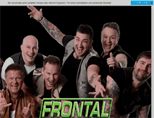 Tablet Screenshot of frontal-partypur.de